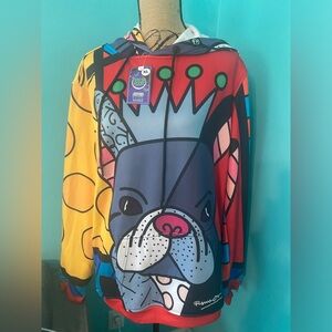 NWT Men’s Fresh Hoods Brito Colorful Pullover Hoodie Size XL
